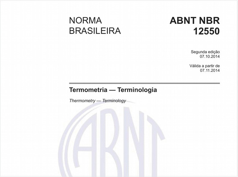Termometria - Terminologia