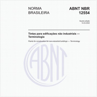NBR12554 de 03/2022
