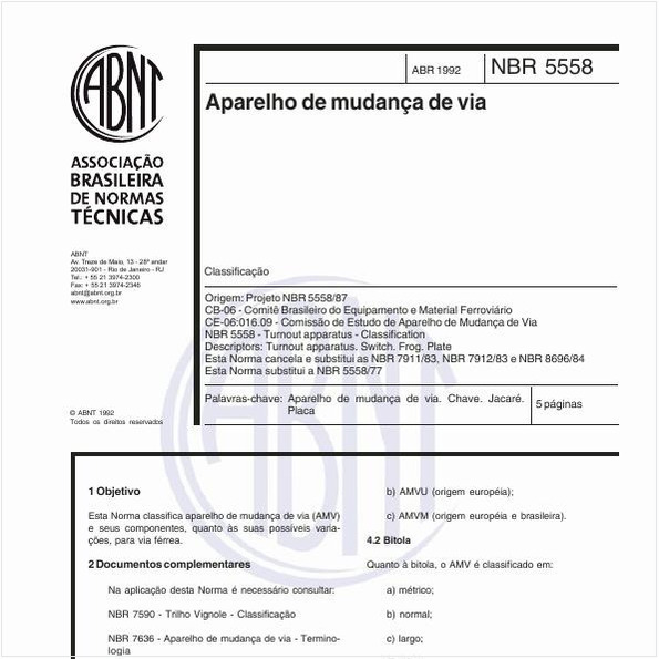 Aparelho de mudança de via