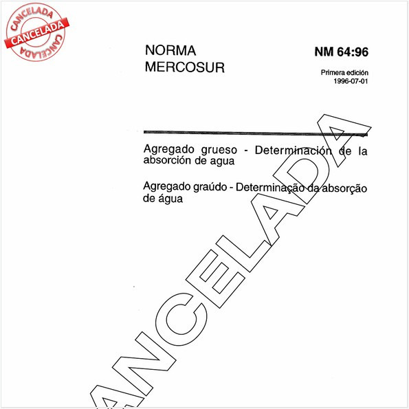 Agregado graúdo - Determinação da absorção de água