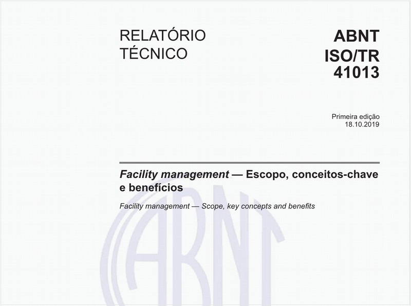 Facility management — Escopo, conceitos-chave e benefícios