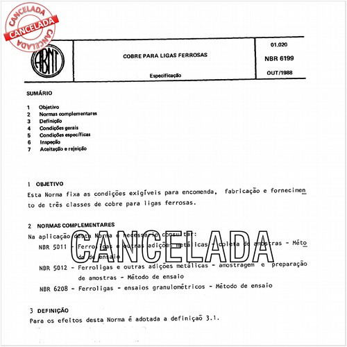 Cobre para ligas ferrosas