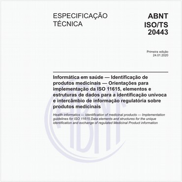 ABNT ISO/TS20443 de 01/2020