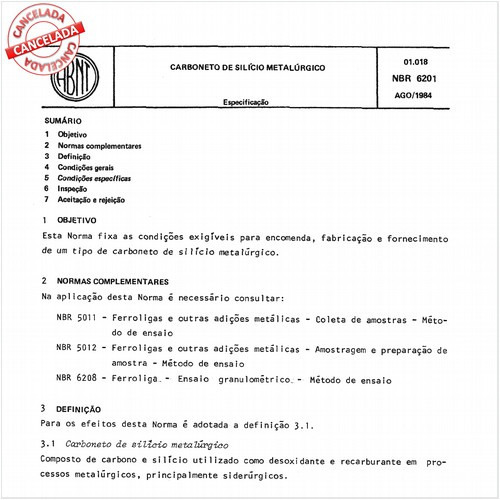 Carboneto de silício metalúrgico