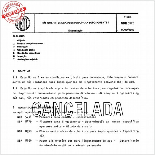 Pós isolantes de cobertura para topos quentes