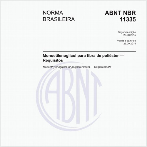 Monoetilenoglicol para fibra de poliéster - Requisitos
