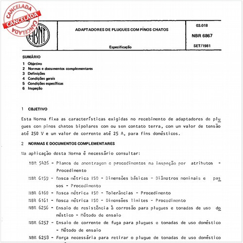 Adaptadores de plugues com pinos chatos