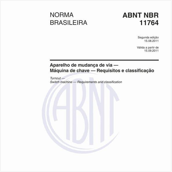 Aparelho de mudança de via — Máquina de chave — Requisitos e classificação