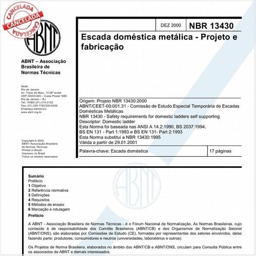 Escada doméstica metálica - Projeto e fabricação 