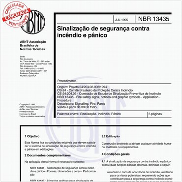 NBR13435 de 07/1995