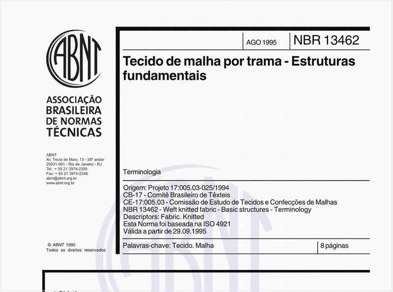 Tecido de malha por trama - Estruturas fundamentais