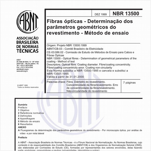 NBR13500 de 12/1999