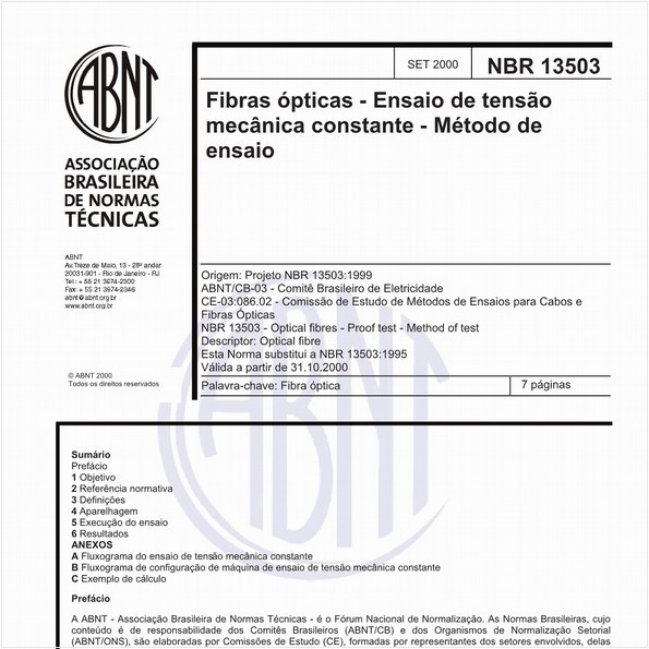 NBR13503 de 09/2000