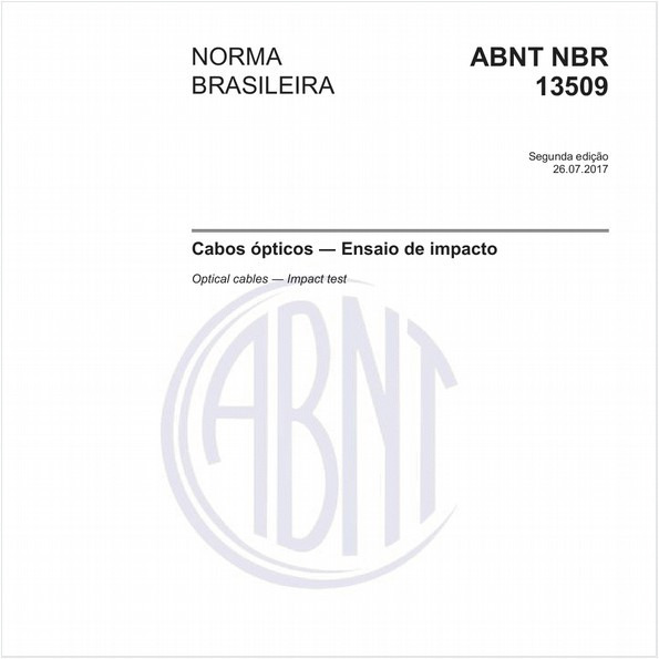 Cabos ópticos - Ensaio de impacto
