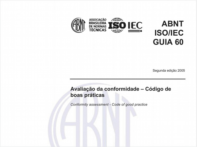 Avaliação da conformidade - Código de boas práticas.