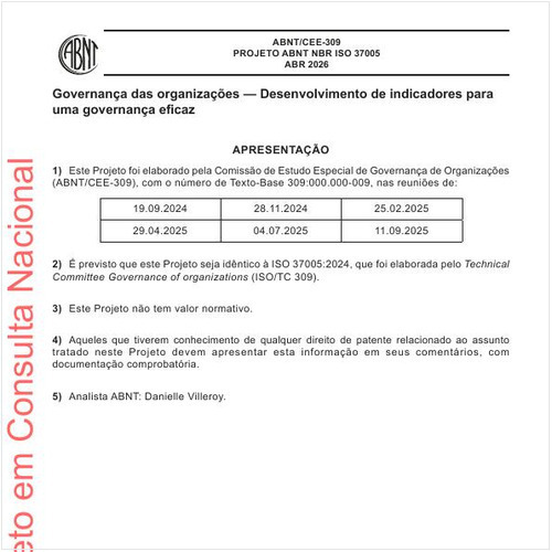 Governança das organizações - Desenvolvimento de indicadores para uma governança eficaz