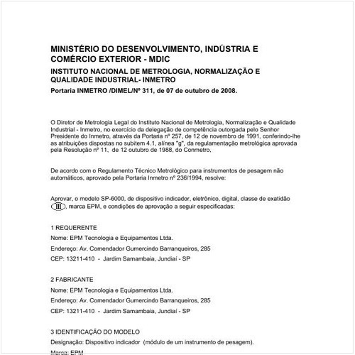 Portaria DIMEL/INMETRO 311:2008 - Situação: Revisto