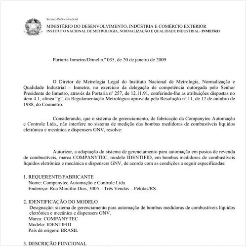 Portaria DIMEL/INMETRO 35:2009 - Situação: Revogado