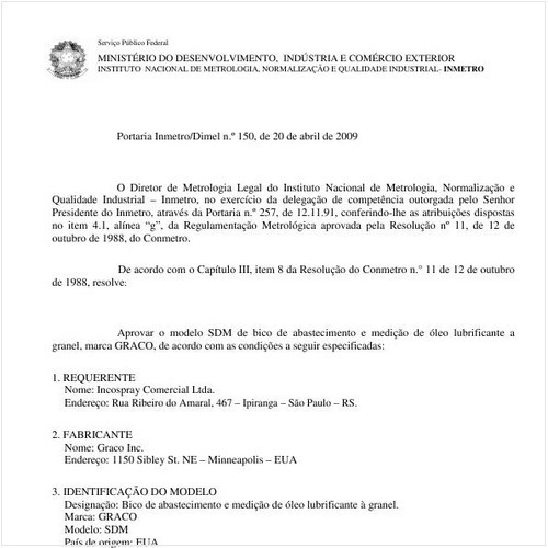 Portaria INMETRO/DIMEL 150:2009 - Situação: Revogado