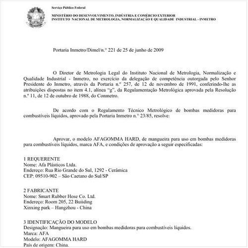 Portaria INMETRO/DIMEL 221:2009 - Situação: Em vigor