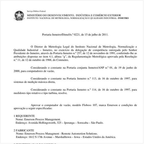 Portaria INMETRO/DIMEL 221:2011 - Situação: Revisto
