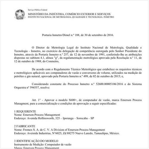 Portaria DIMEL/INMETRO 188:2016 - Situação: Revogado