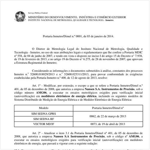 Portaria DIMEL/INMETRO 1:2014 - Situação: Revogado
