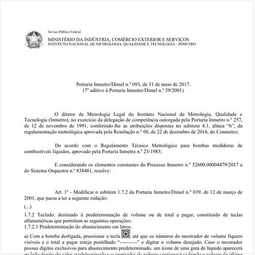 Portaria DIMEL/INMETRO 93:2017 - Situação: Em vigor