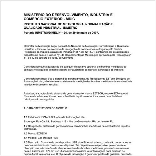 Portaria DIMEL/INMETRO 136:2007 - Situação: Revogado