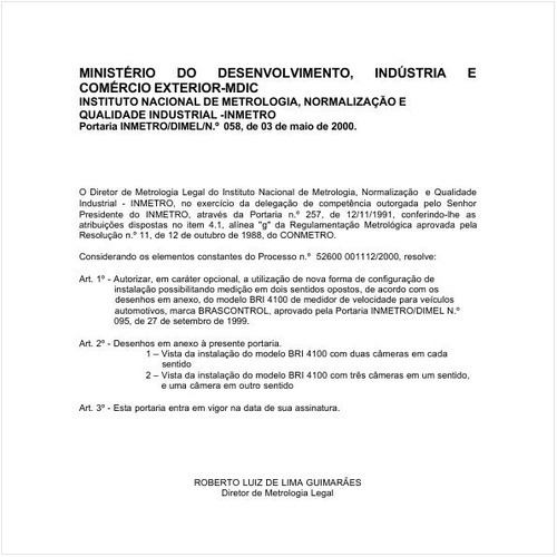 Portaria DIMEL/INMETRO 58:2000 - Situação: Revisto