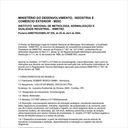 Portaria DIMEL/INMETRO 56:2004 - Situação: Revisto