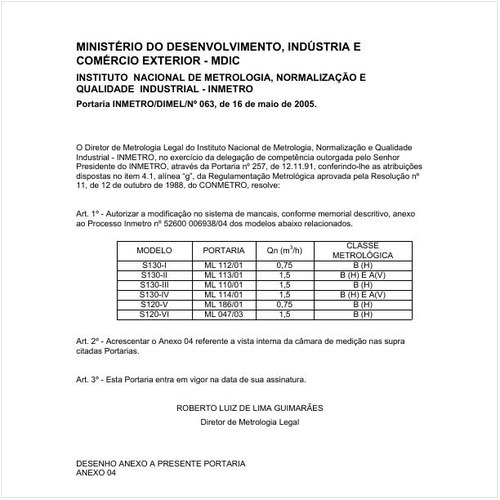 Portaria DIMEL/INMETRO 63:2005 - Situação: Revogado
