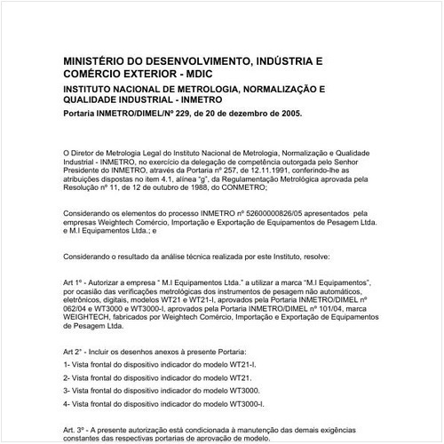 Portaria DIMEL/INMETRO 229:2005 - Situação: Revisto