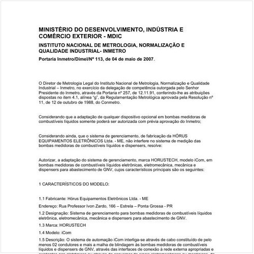 Portaria DIMEL/INMETRO 113:2007 - Situação: Revogado