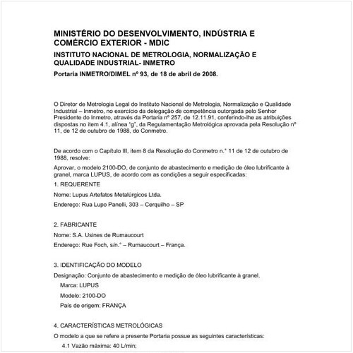 Portaria DIMEL/INMETRO 93:2008 - Situação: Revogado