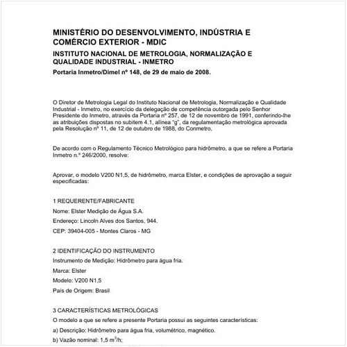 Portaria DIMEL/INMETRO 148:2008 - Situação: Revogado