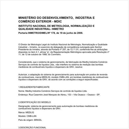Portaria DIMEL/INMETRO 178:2008 - Situação: Revogado